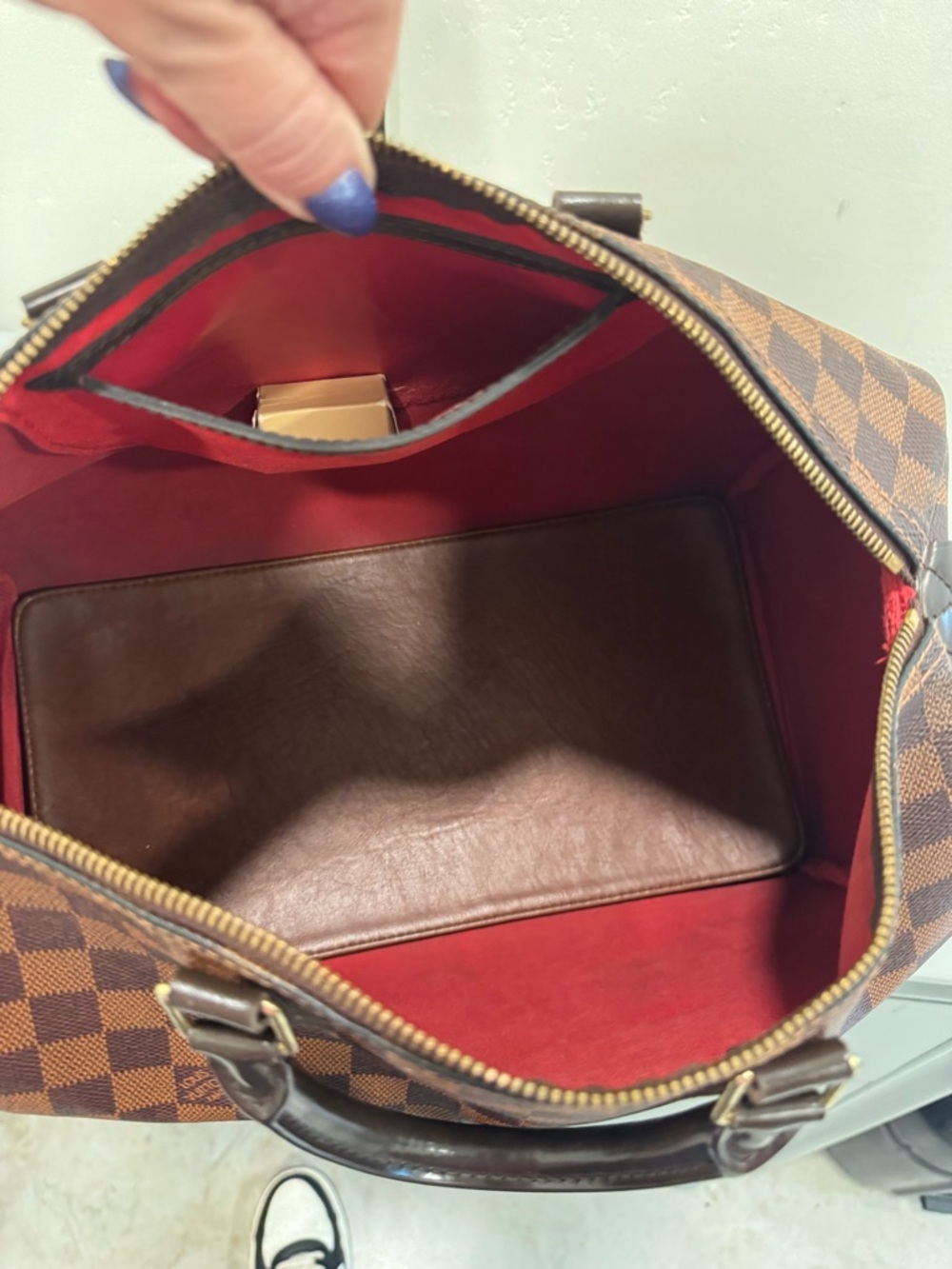 Louis Vuitton Speedy 35 Damier Ebene - Picture 10 of 12